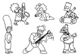 The Simpsons de colorat